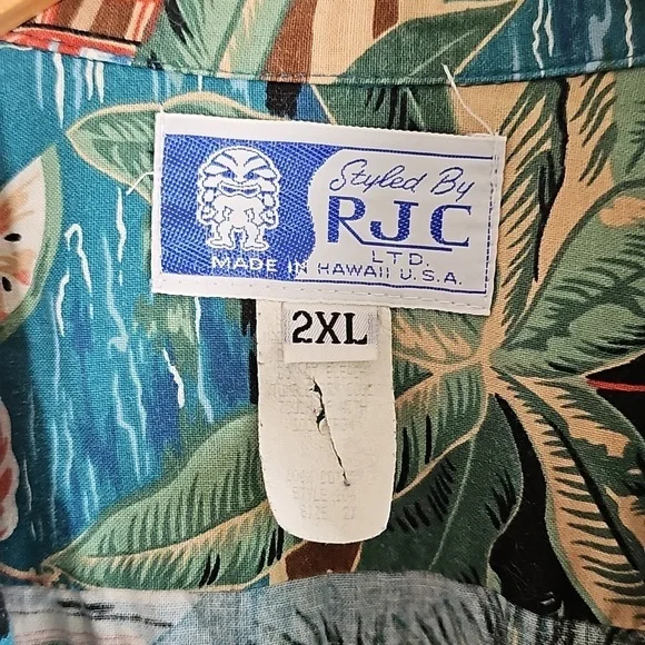 Vintage RJC Hawaiian Shirt. - Picture 3 of 4